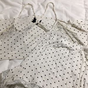 Polka dot pajama set